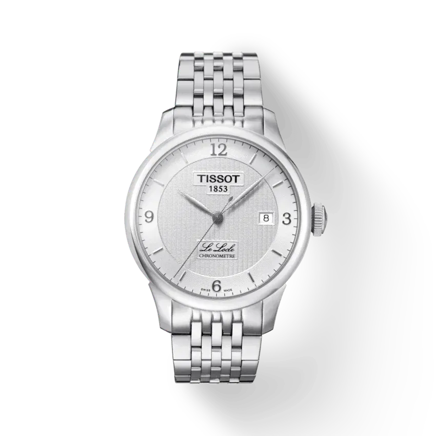 Tissot Le Locle Automatic Cosc White Dial Silver Steel Strap Watch For Men - T006.408.11.037.00