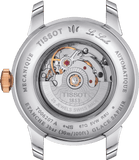Tissot Le Locle Automatic Diamonds Mother of Pearl Black Dial Silver Steel Strap Watch For Women - T006.207.11.126.00