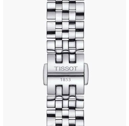Tissot Le Locle Automatic Diamonds Mother of Pearl Dial Silver Steel Strap Watch For Women - T006.207.11.116.00