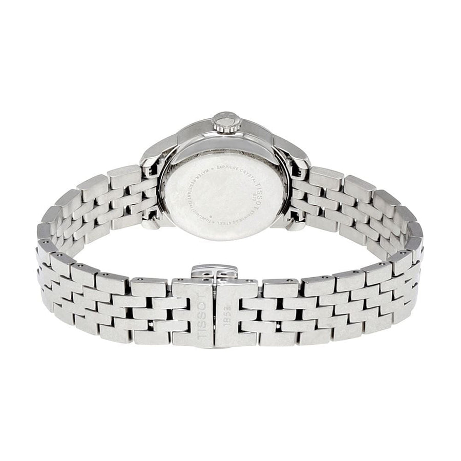 Tissot Le Locle Automatic Double Happiness Lady Silver Dial Silver Steel Strap Watch For Women - T41.1.183.35