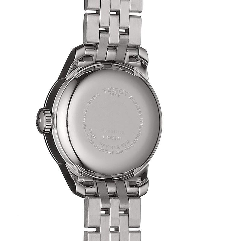 Tissot Le Locle Automatic Double Happiness Lady Silver Dial Silver Steel Strap Watch For Women - T41.1.183.35
