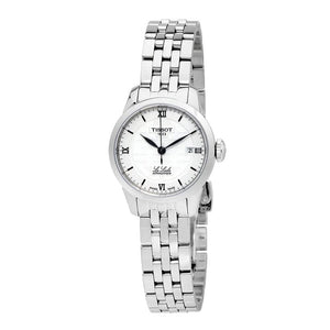 Tissot Le Locle Automatic Double Happiness Lady Silver Dial Silver Steel Strap Watch For Women - T41.1.183.35