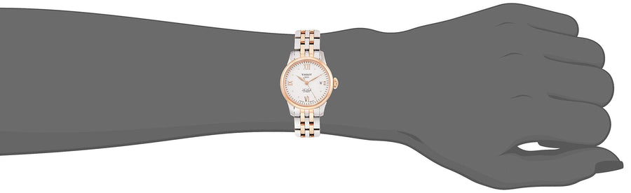 Tissot Le Locle Automatic Lady Silver Dial Two Tone Steel Strap Watch For Women - T41.2.183.16
