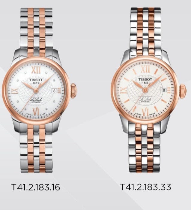 Tissot Le Locle Automatic Lady Silver Dial Two Tone Steel Strap Watch For Women - T41.2.183.16