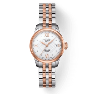 Tissot Le Locle Automatic Lady Silver Dial Two Tone Steel Strap Watch For Women - T41.2.183.16