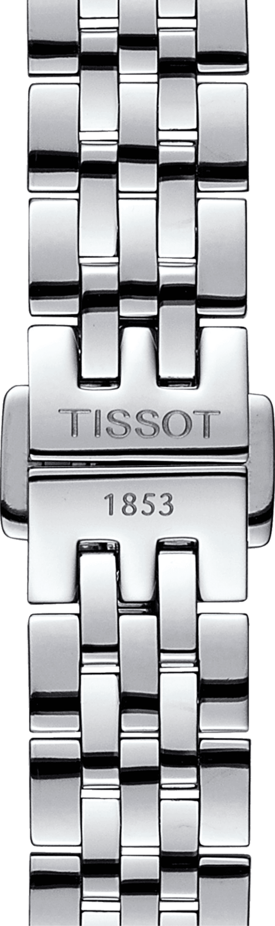 Tissot Le Locle Automatic Small Lady Black Dial Silver Steel Strap Watch For Women - T41.1.183.53