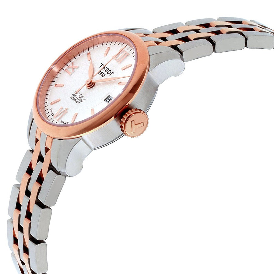 Tissot Le Locle Automatic Small Lady Silver Dial Two Tone Steel Strap Watch For Women - T41.2.183.33