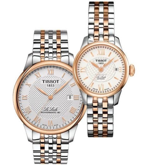 Tissot Le Locle Automatic Small Lady Silver Dial Two Tone Steel Strap Watch For Women - T41.2.183.33