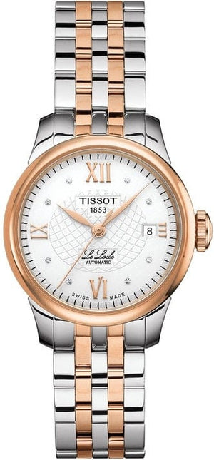 Tissot Le Locle Automatic Small Lady Silver Dial Two Tone Steel Strap Watch For Women - T41.2.183.33
