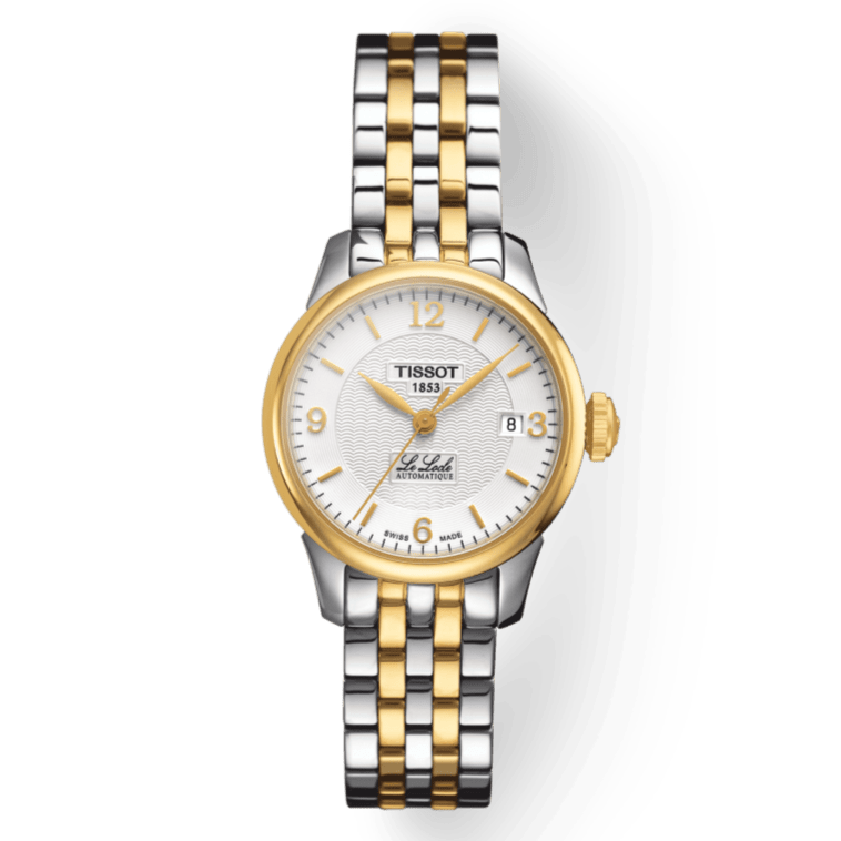 Tissot Le Locle Automatic Small Lady White Dial Two Tone Steel Strap Watch For Women - T41.2.183.34