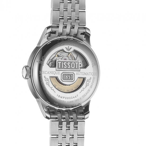 Tissot Le Locle Double Happiness Automatic Silver Dial Silver Steel Strap Watch For Men - T41.1.833.50