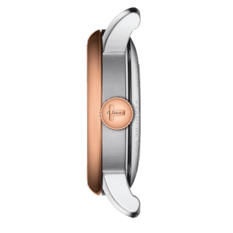 Tissot Le Locle Lady Automatic Diamonds Silver Dial Two Tone Steel Strap Watch For Women - T006.207.22.036.00