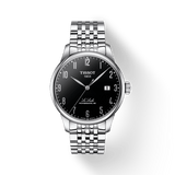 Tissot Le Locle Powermatic 80 Black Dial Silver Steel Strap Watch For Men - T006.407.11.052.00