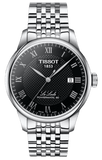 Tissot Le Locle Powermatic 80 Black Dial Silver Steel Strap Watch For Men - T006.407.11.053.00