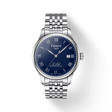 Tissot Le Locle Powermatic 80 Blue Dial Silver Steel Strap Watch For Men - T006.407.11.043.00