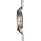 Tissot Le Locle Powermatic 80 Diamonds Silver Dial Two Tone Steel Strap Watch For Men - T006.407.22.036.01