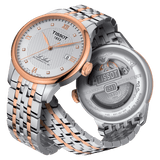 Tissot Le Locle Powermatic 80 Diamonds Silver Dial Two Tone Steel Strap Watch For Men - T006.407.22.036.01
