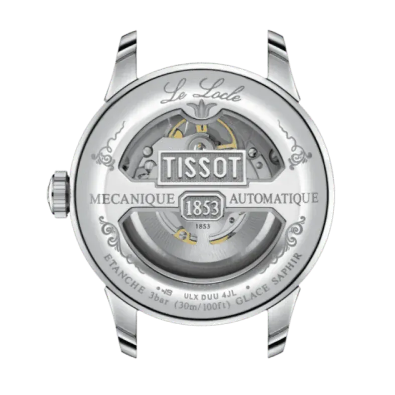 Tissot Le Locle Powermatic 80 Silver Dial Silver Steel Strap Watch for Men - T006.407.11.033.03