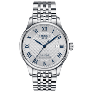 Tissot Le Locle Powermatic 80 Silver Dial Silver Steel Strap Watch for Men - T006.407.11.033.03