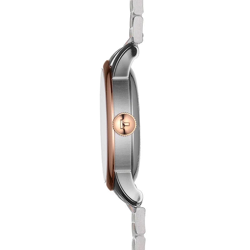 Tissot Le Locle Powermatic 80 Silver Dial Two Tone Steel Strap Watch For Men - T006.407.22.036.01