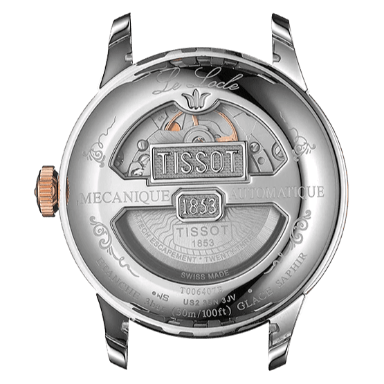 Tissot Le Locle Powermatic 80 Silver Dial Two Tone Steel Strap Watch For Men - T006.407.22.036.01