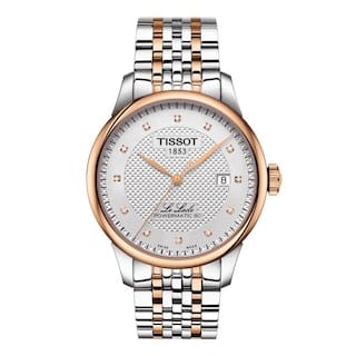 Tissot Le Locle Powermatic 80 Silver Dial Two Tone Steel Strap Watch For Men - T006.407.22.036.01