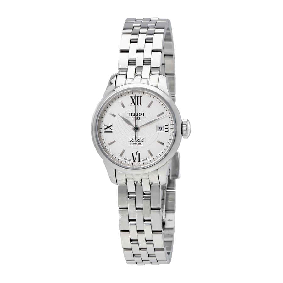 Tissot Le Locle Small Automatic Silver Dial Silver Steel Strap Watch For Women - T41.1.183.33