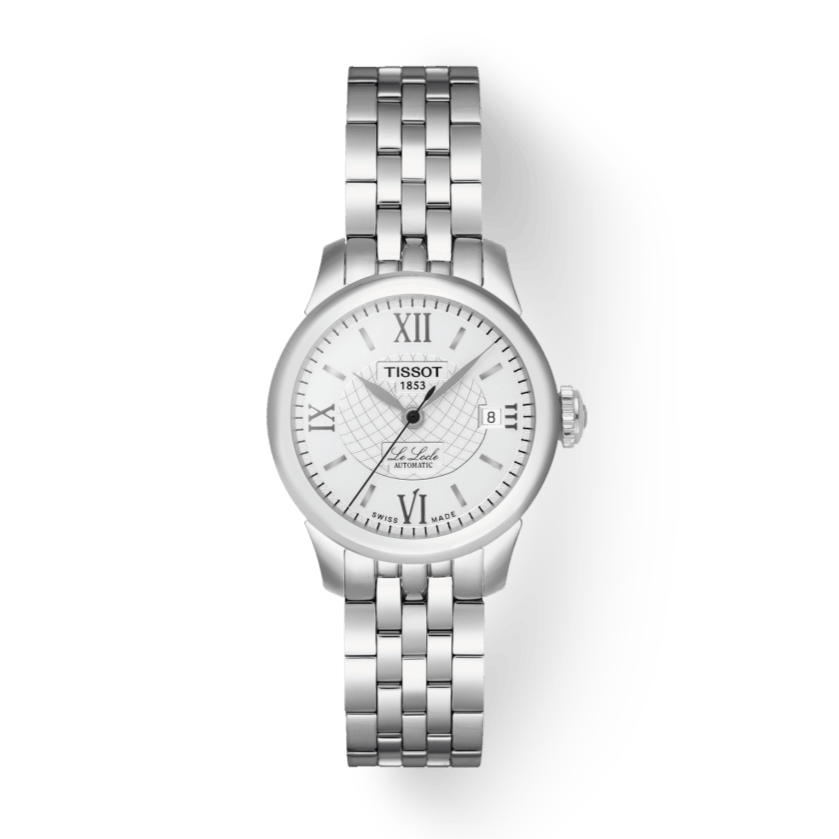 Tissot Le Locle Small Automatic Silver Dial Silver Steel Strap Watch For Women - T41.1.183.33