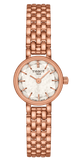 Tissot Lovely Mother of Pearl Dial Rose Gold Steel Strap Watch for Women - T140.009.33.111.00