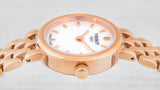 Tissot T Lady Lovely Silver Dial Rose Gold Steel Strap Watch For Women - T058.009.33.031.01