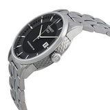 Tissot Luxury Powermatic 80 Black Dial Silver Steel Strap Watch for Men - T086.407.11.201.02