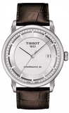 Tissot Luxury Powermatic 80 Silver Dial Brown Leather Strap Watch For Men - T086.407.16.031.00