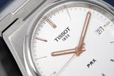 Tissot PRX Quartz Silver Dial Silver Steel Strap Watch for Men - T137.410.11.031.00