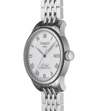 Tissot Le Locle Powematic 80 Silver Dal Silver Steel Strap Watch For Men - T006.407.11.033.00