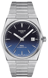 Tissot Powermatic 80 Automatic Gradient Blue Dial Silver Steel Strap Watch for Men - T137.407.11.051.01