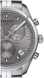 Tissot PR 100 Chronograph Grey Dial Silver Steel Strap Watch for Men - T101.417.11.071.00