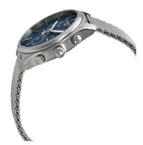 Tissot PR 100 Chronograph Blue Dial Silver Mesh Bracelet Watch for Men - T101.417.11.041.00