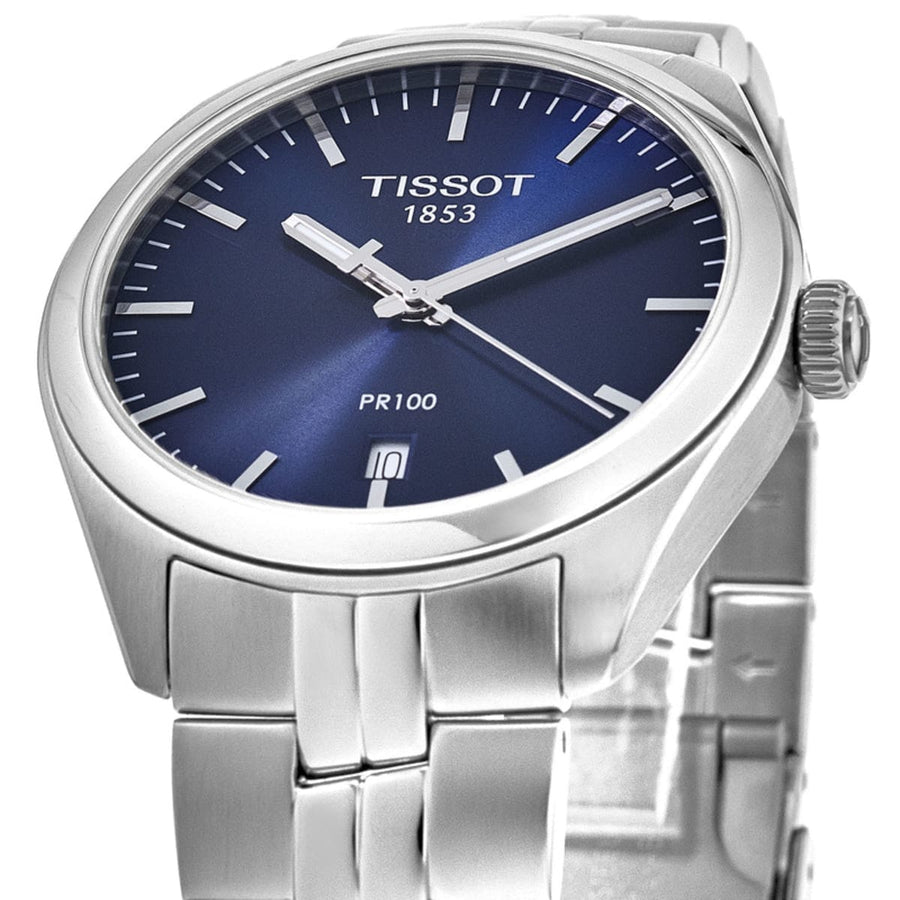 Tissot PR 100 Lady Blue Dial Quartz Watch For Women - T101.210.11.041.00