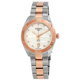 Tissot PR 100 Sport Chic Diamonds Mother of Pearl Dial Two Tone Steel Strap Watch for Women - T101.910.22.116.00