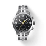 Tissot PRC 200 Chronograph Black Dial Stainless Steel Watch For Men - T0554171105700