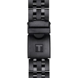 Tissot PRC 200 Chronograph Black Dial Black Steel Strap Watch For Men - T114.417.33.057.00