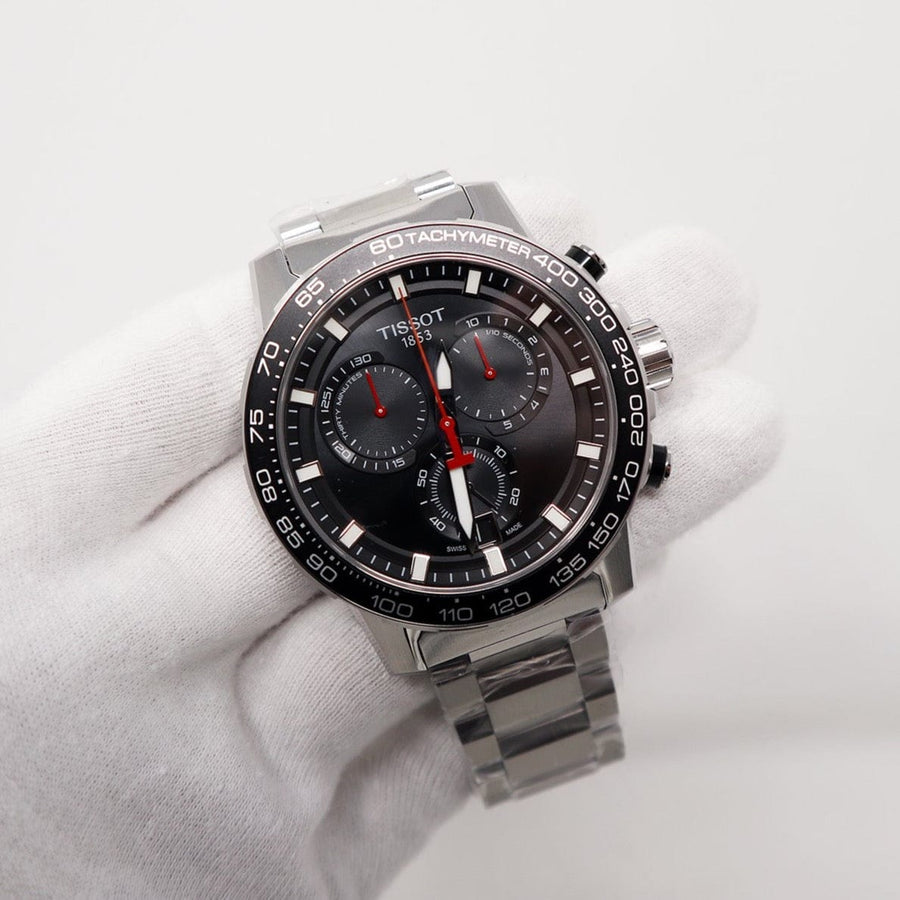Tissot PRS 200 Chronograph Grey Dial Silver Steel Strap Watch For Men - T067.417.21.051.00