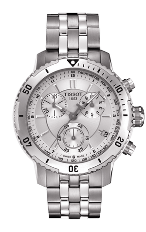Tissot PRS 200 Chronograph Silver Dial Watch For Men - T067.417.11.031.00