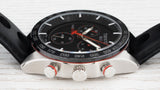 Tissot PRS 516 Chronograph Black Dial Black Leather Strap Watch For Men - T100.417.16.051.00