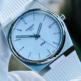 Tissot PRX 40 White Dial White Rubber Strap Watch For Men -  T137.410.17.011.00