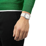 Tissot PRX 40 White Dial White Rubber Strap Watch For Men -  T137.410.17.011.00