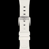 Tissot PRX 40 White Dial White Rubber Strap Watch For Men -  T137.410.17.011.00