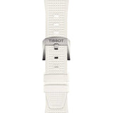 Tissot PRX 40 White Dial White Rubber Strap Watch For Men -  T137.410.17.011.00