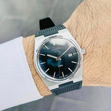 Tissot PRX Black Dial Black Rubber Strap Watch For Men - T137.410.17.051.00