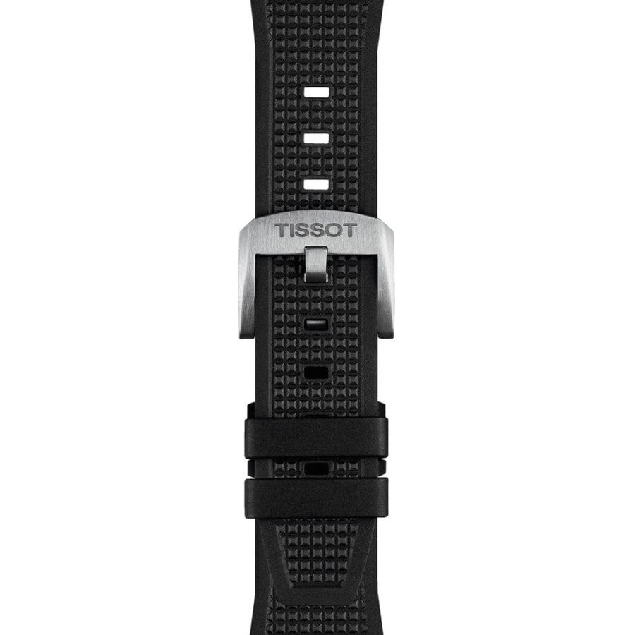Tissot PRX Black Dial Black Rubber Strap Watch For Men - T137.410.17.051.00